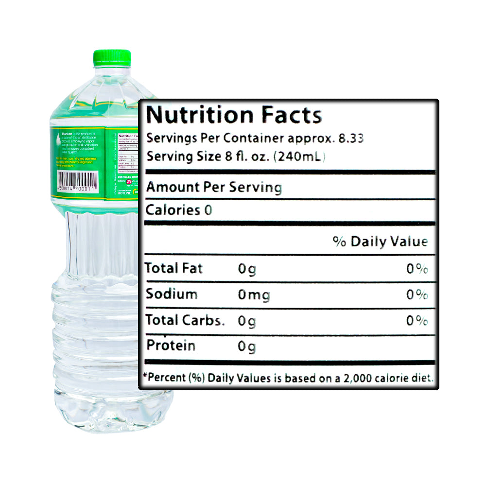 Absolute 2l Absolute Distilled Water 2L