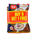 Great Taste Coffee Mix Chocolate Twin Pack 50g x 9's + 1 Free