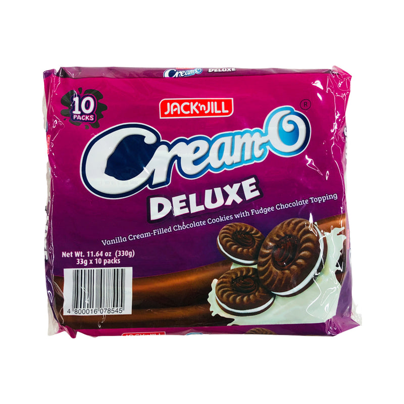 Jack 'n Jill Cream-O Deluxe Chocolate Cookies 33g x 10's