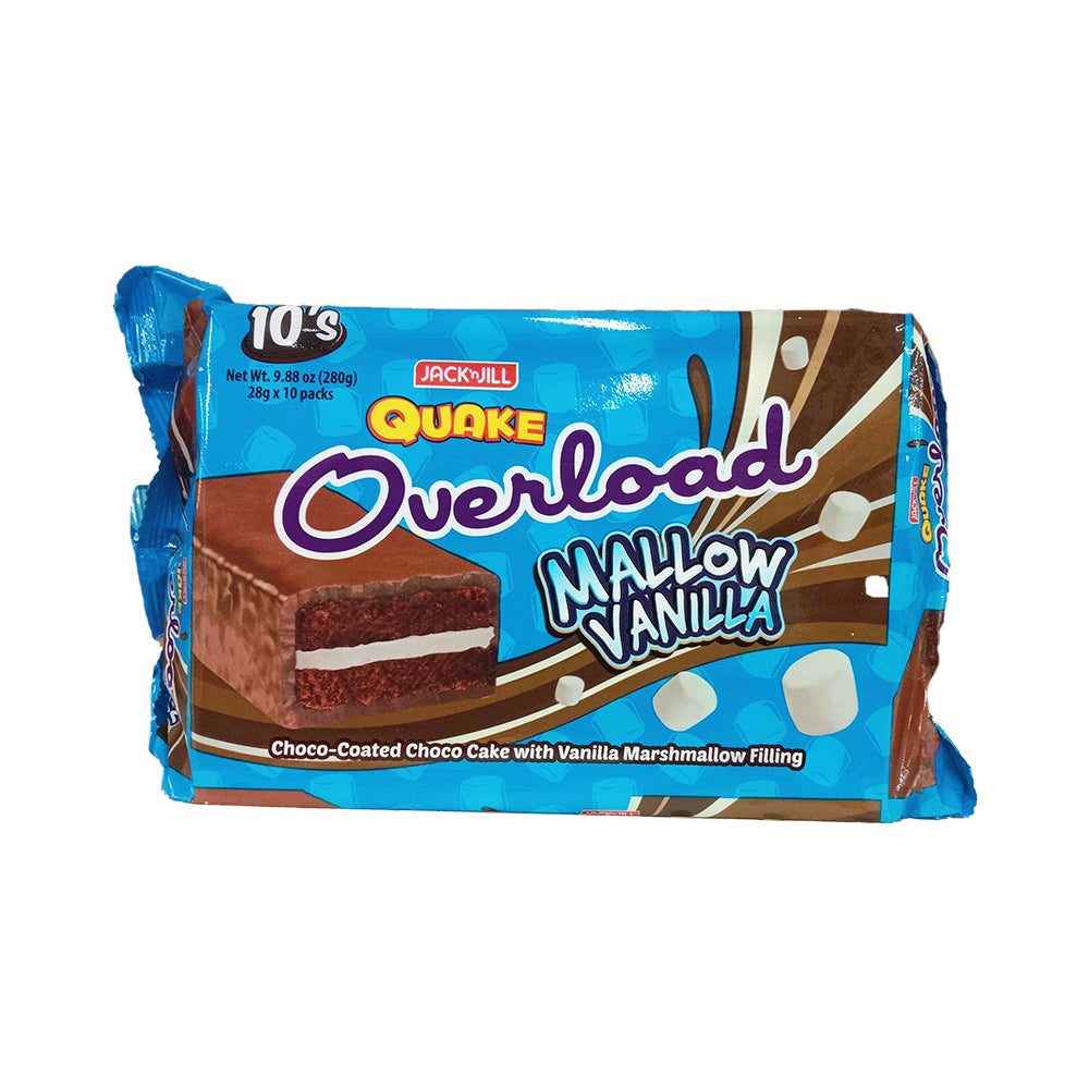 Quake Choco Jack 'n Jill Quake Overload Mallow Vanilla 28g x 10's