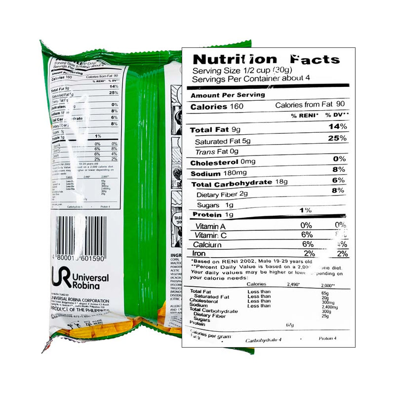Jack 'n Jill Chippy Corn Chips Garlic And Vinegar 108g