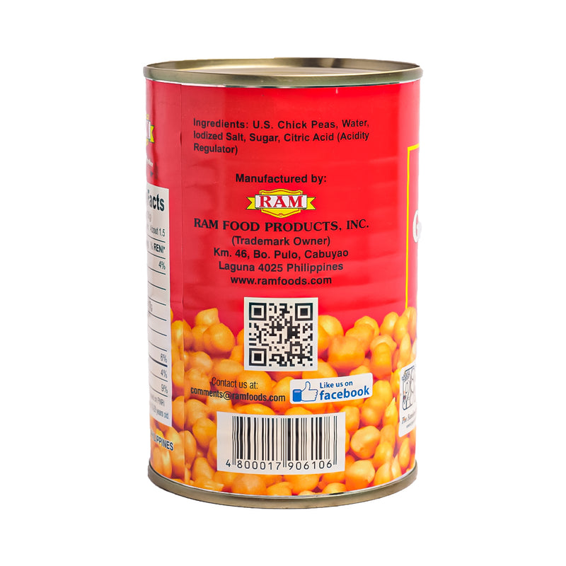 Ram Garbanzos Chick Peas 450g