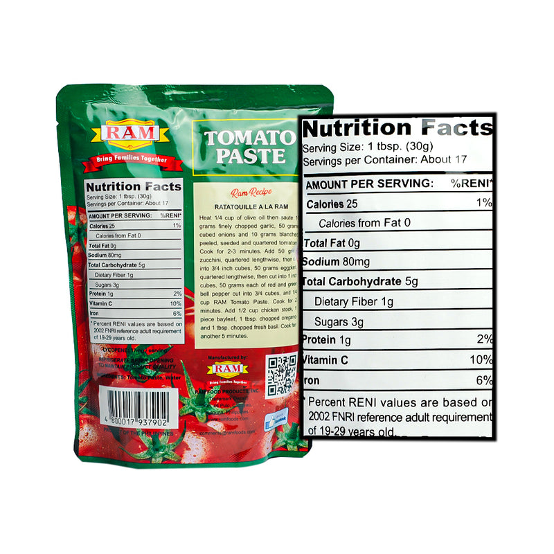 Ram Tomato Paste SUP 500g