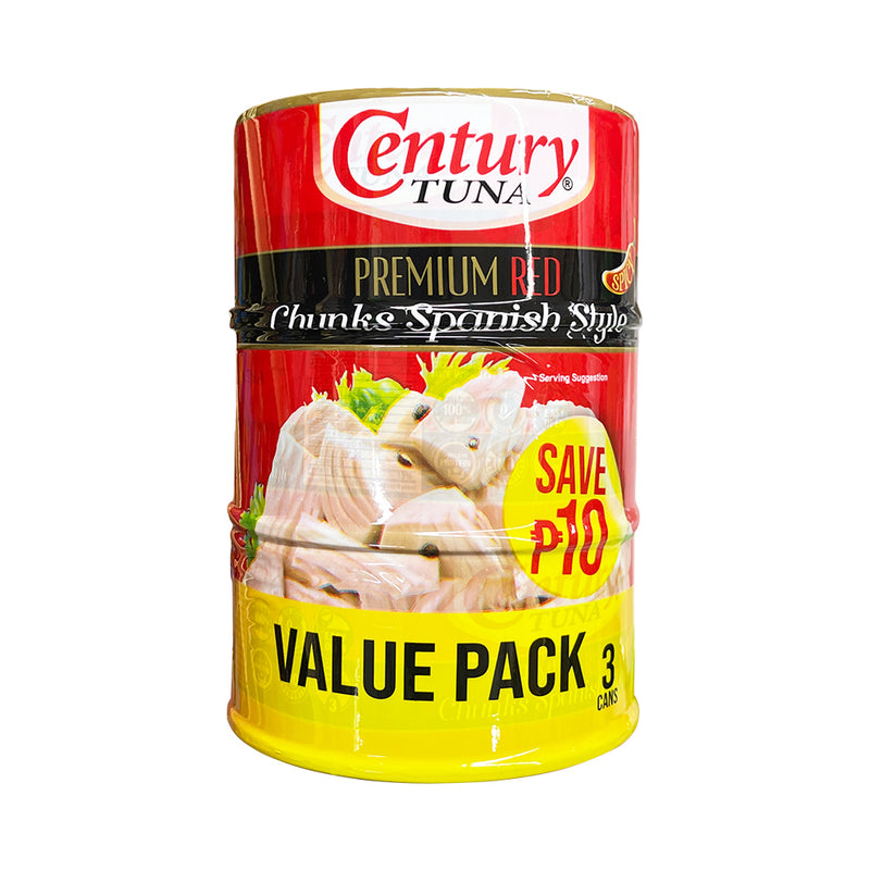 Century Premium Tuna Chunks Spanish Style 184g x 3's
