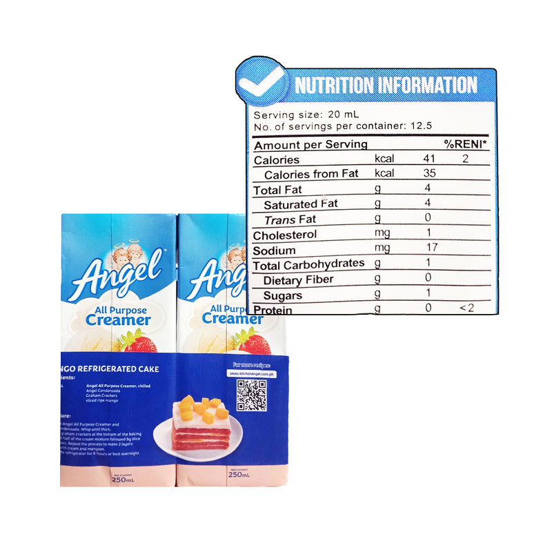 Angel All-Purpose Creamer 250ml x 2's