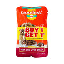 Goodest Dog Beef & Liver Steak 130g 2's