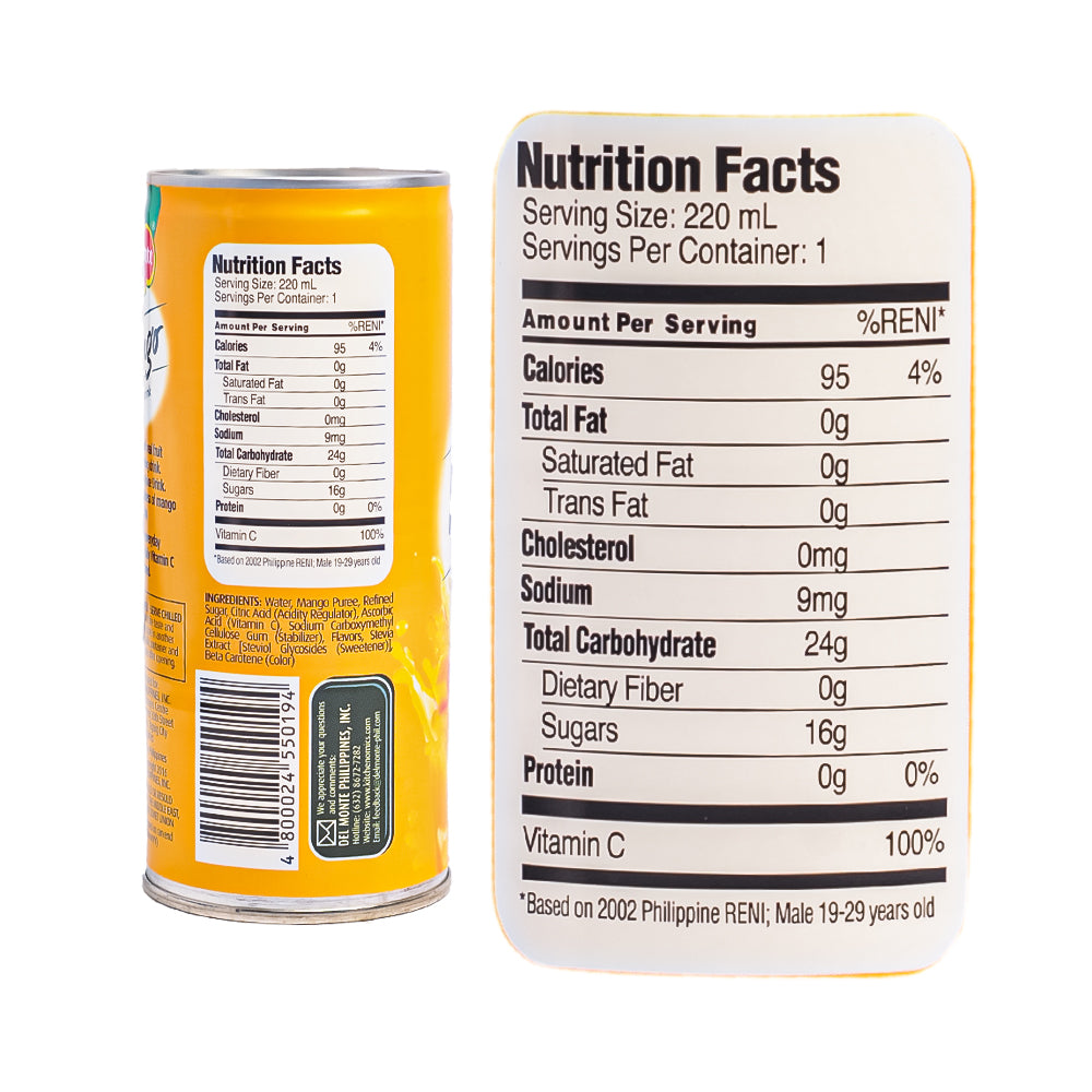 Del Monte Juice Drink Mango 202 220ml del-monte-juice-drink-mango-202-220ml