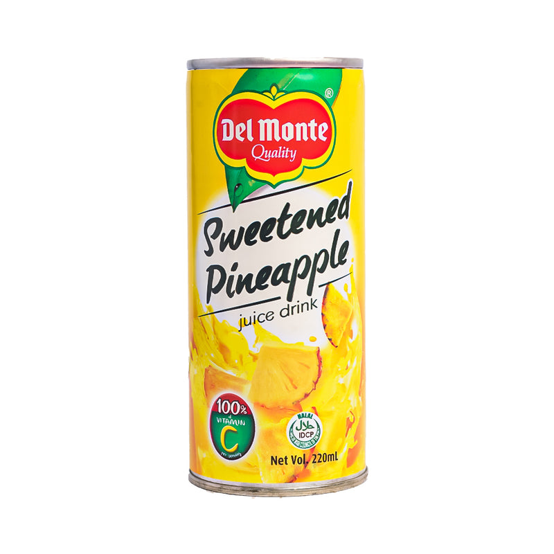 Del Monte Sweetened Juice Drink Pineapple 220ml