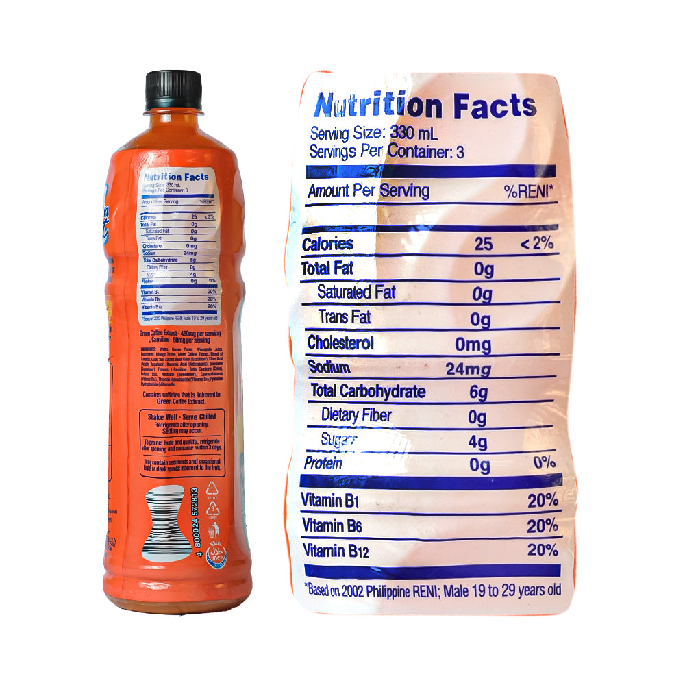 Del Monte Fit 'N Right Juice Drink Burn 4 Seasons 1L