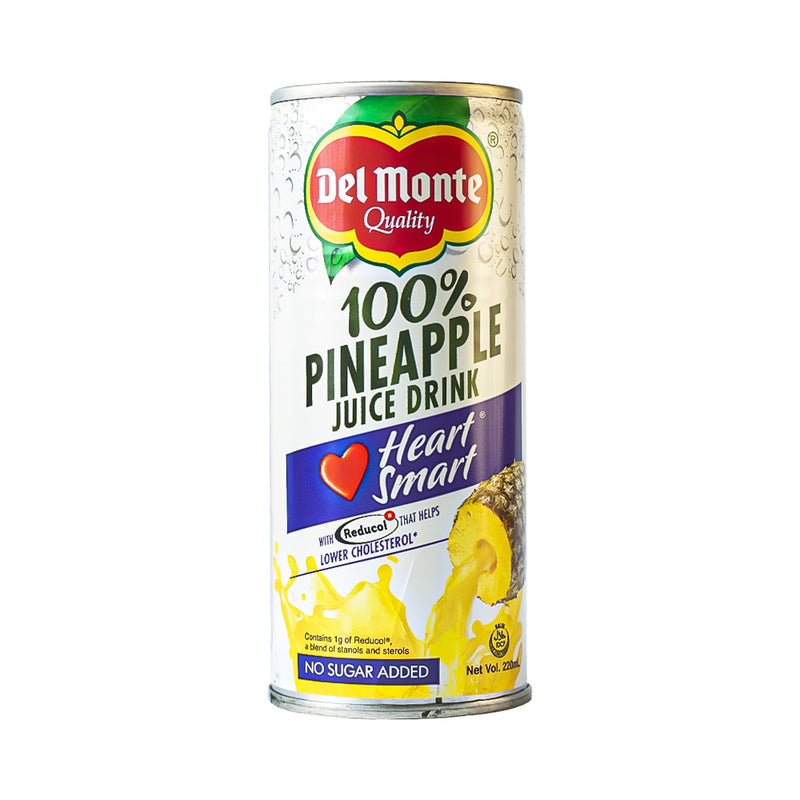 Del Monte 100% Juice Pineapple Heart Smart 240ml