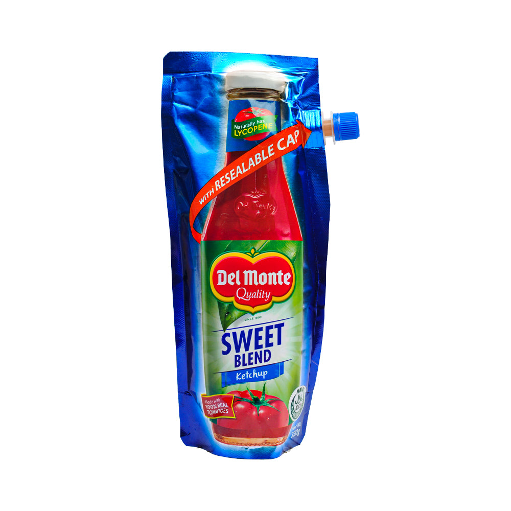 Ketchap Del Del Monte Sweet Blend Tomato Ketchup Resealable Cap 320g