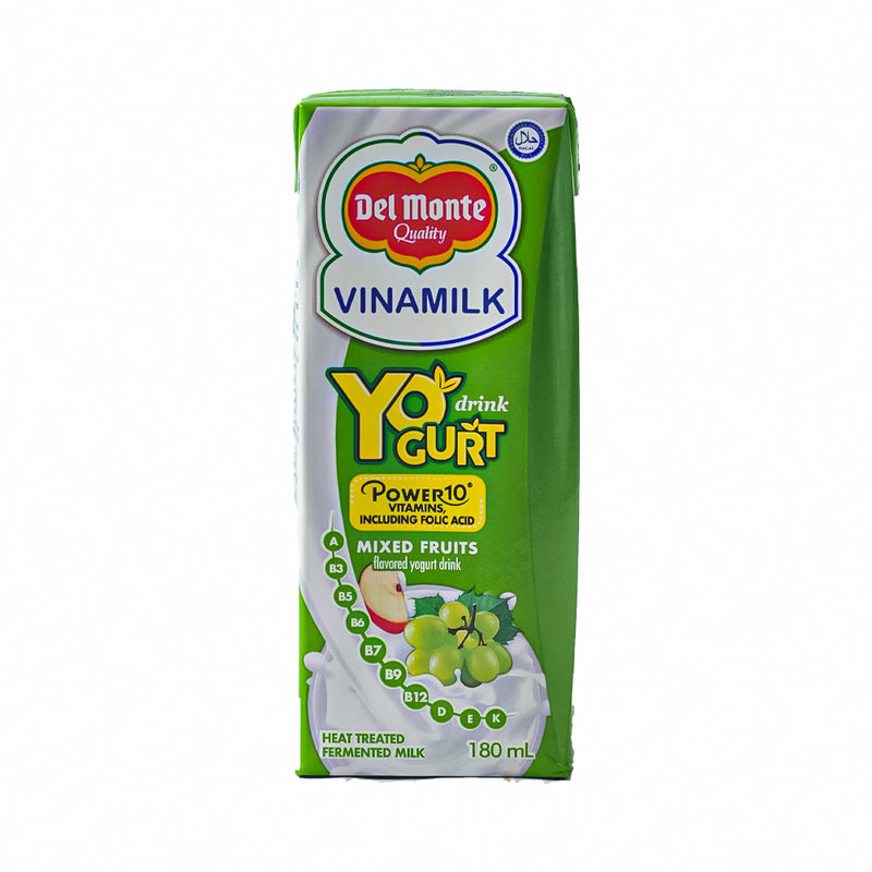 Del Monte Vinamilk Yogurt Drink Mixed Fruits 180ml