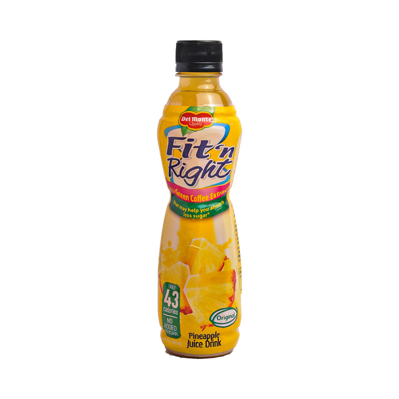 Del Monte Fit N' Right Juice Pineapple 330ml