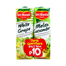 Del Monte Juice Drink Melon Cucumber 1L + Del Monte Juice Drink White Grape Tetra 1L