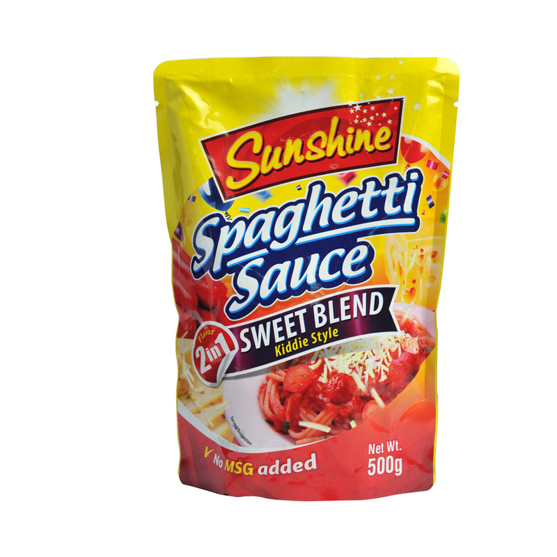 Sunshine Spaghetti Sauce Kiddie Style 500g