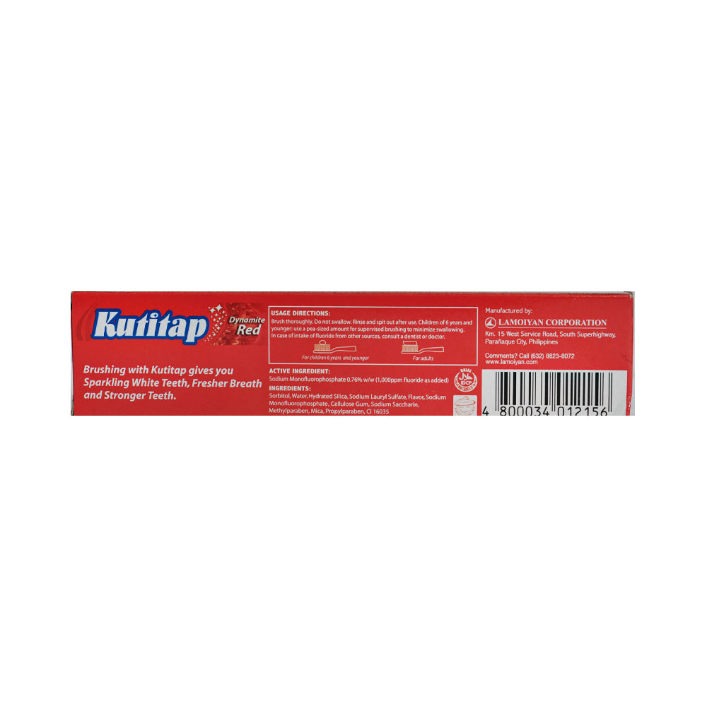 Kutitap Insect Kutitap Toothpaste Dynamite Red 100ml