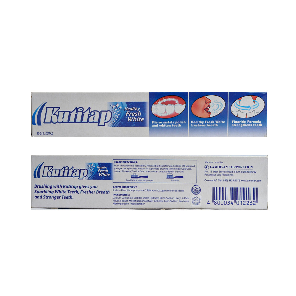 Kutitap Insect Kutitap Toothpaste Healthy Fresh White 150ml
