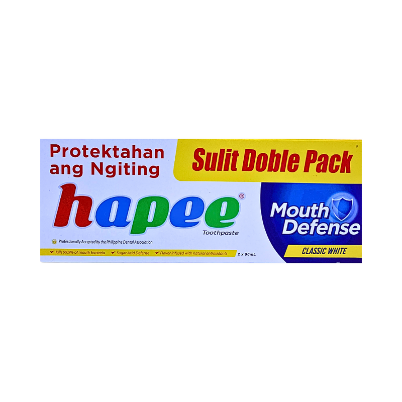 Hapee Toothpaste Sulit Doble Pack 90ml x 2's