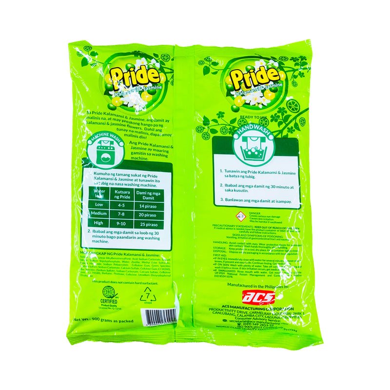 Pride Detergent Powder Kalamansi 500g