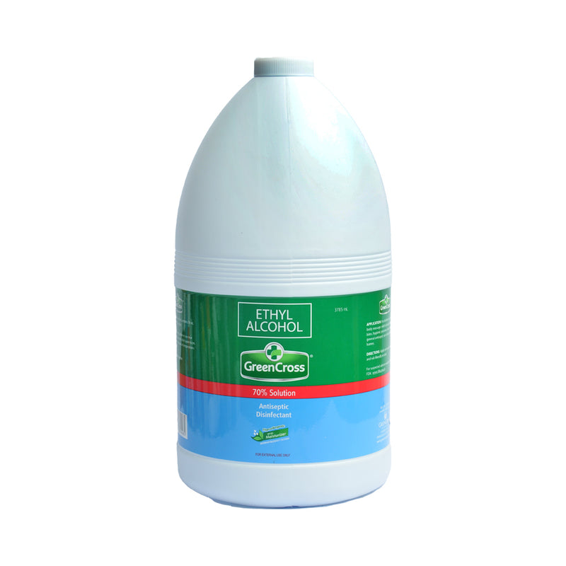 Green Cross Ethyl Alcohol 70% Solution 3785ml (1gal)