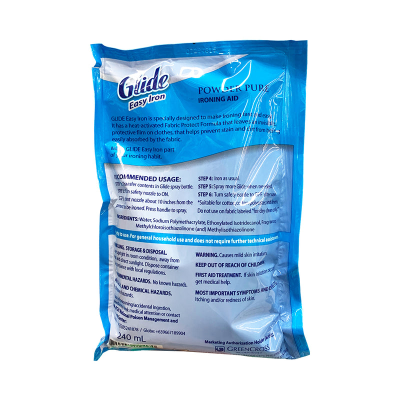 Glide Ironing Aid Powder Pure Refill 240ml