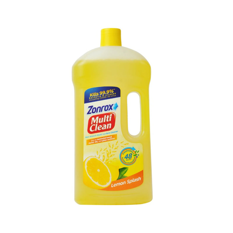 Zonrox Multi Clean Lemon Splash Bottle 900ml