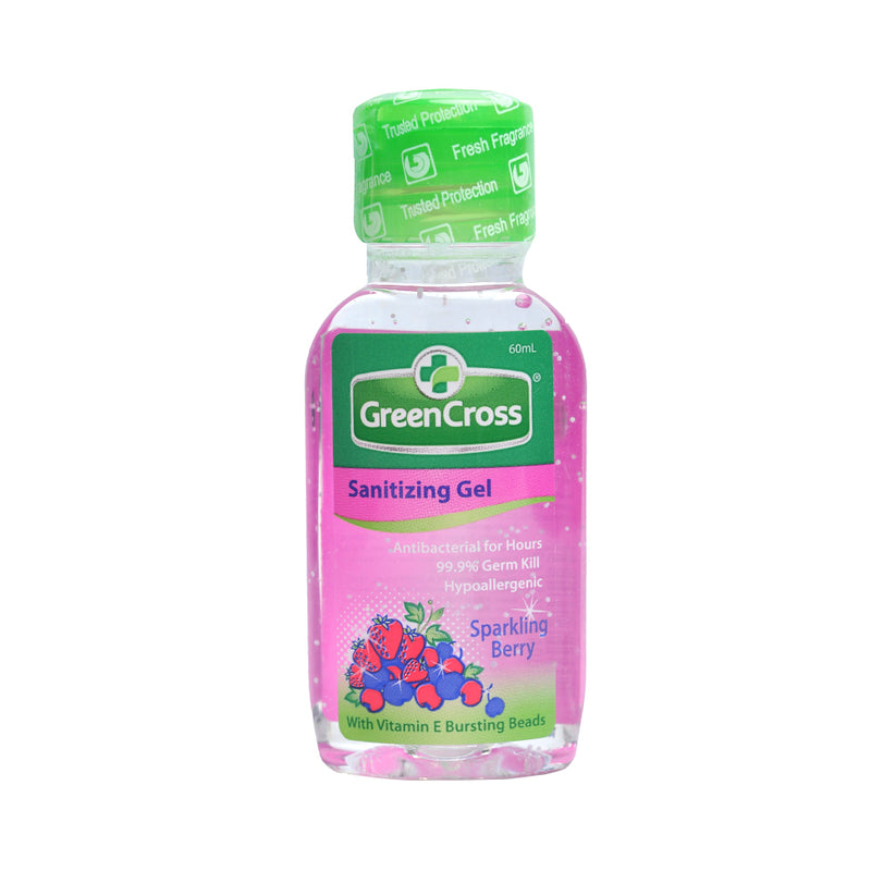Green Cross Sanitizing Gel Sparkling Berry 60ml