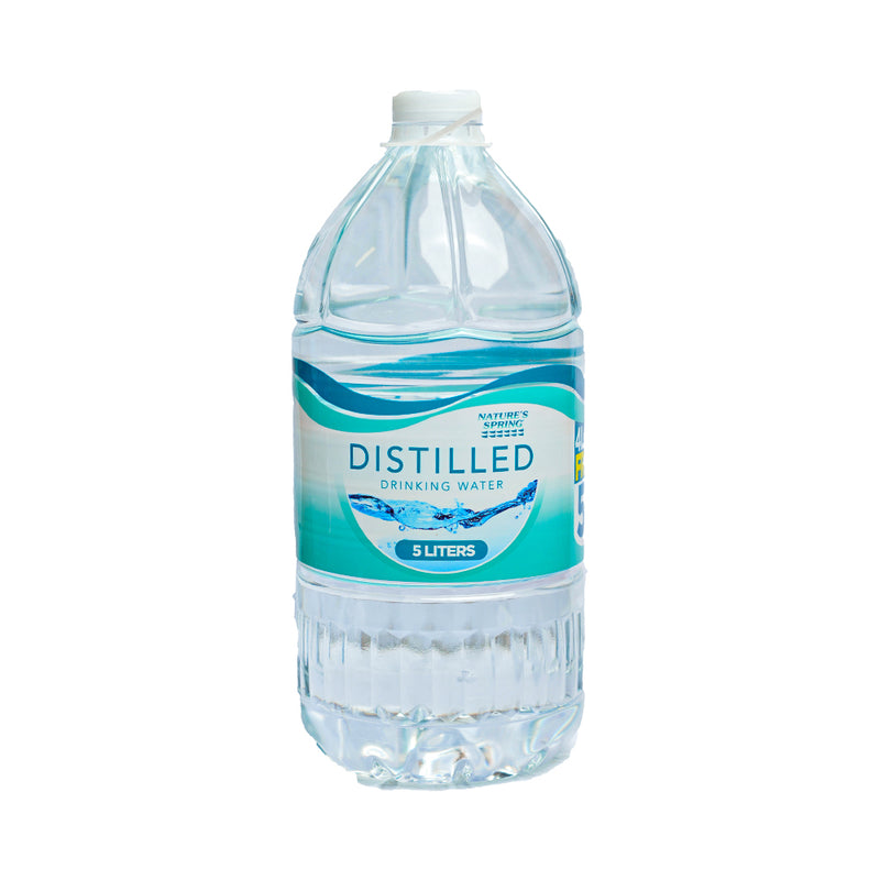 Nature's Spring Distilled Water 4L + 1L