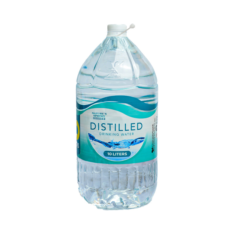 Nature's Spring Distilled Water 10L