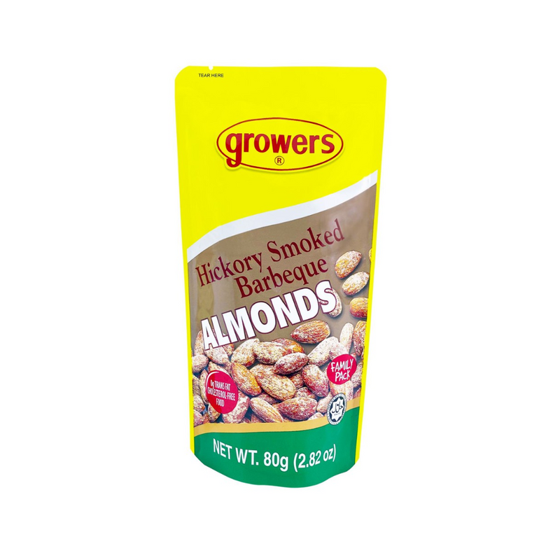 Growers Hickory Smoked Barbeque Almonds 80g (2.82oz)