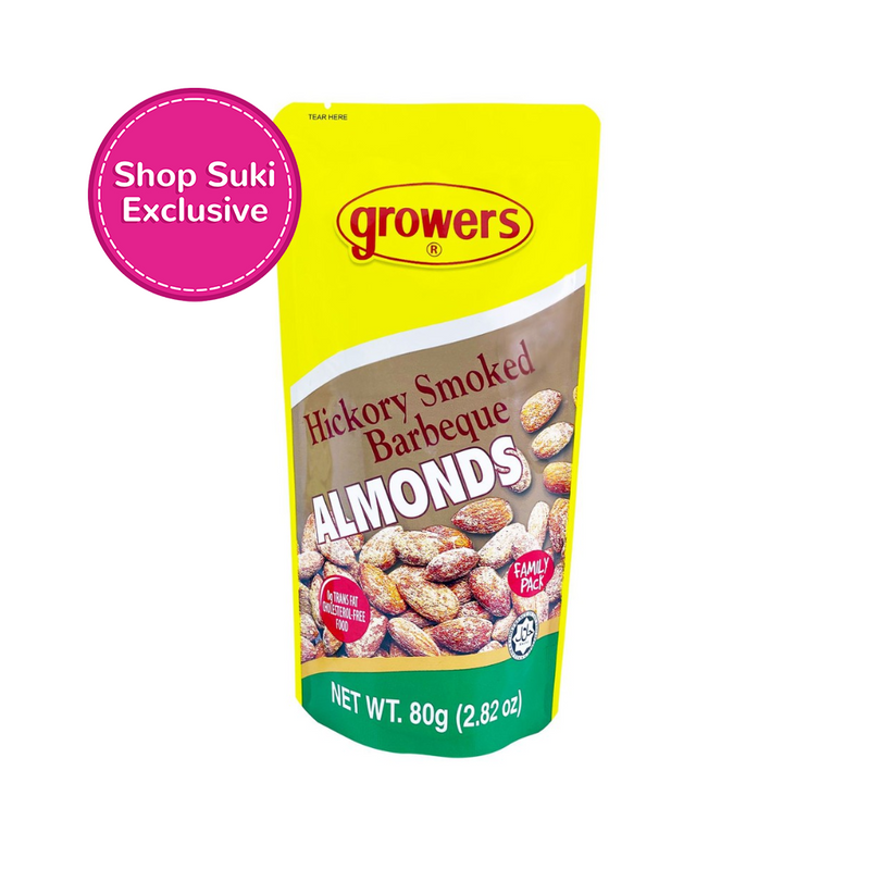 Growers Hickory Smoked Barbeque Almonds 80g (2.82oz)