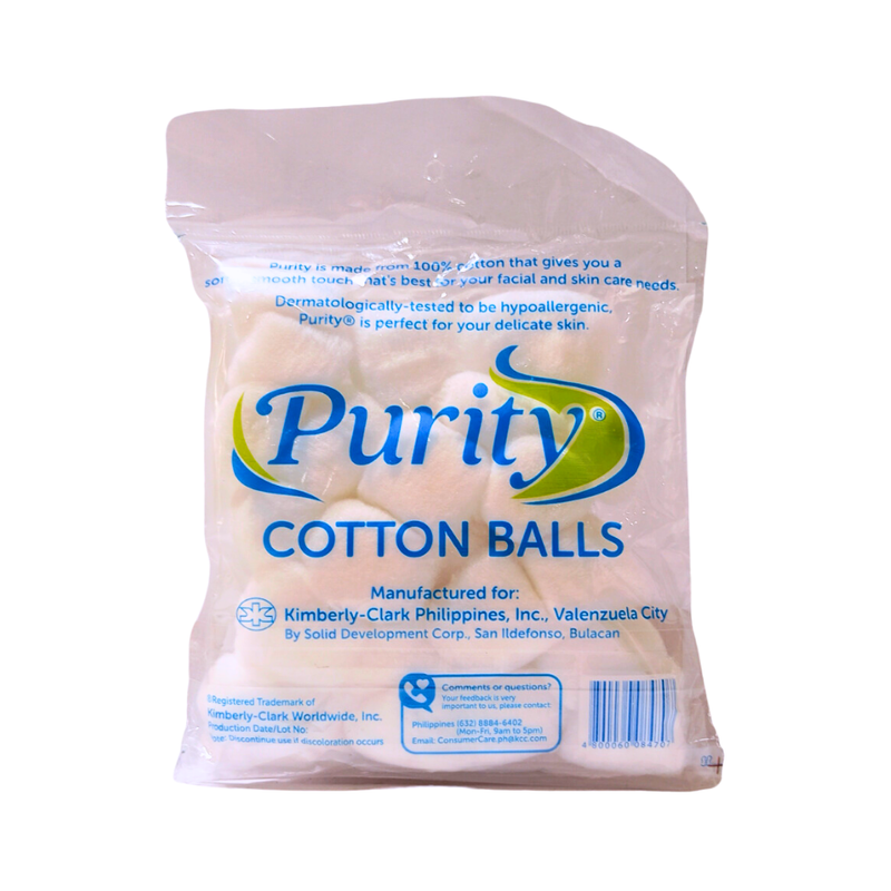 Purity Hypoallergenic Cotton Balls 30's