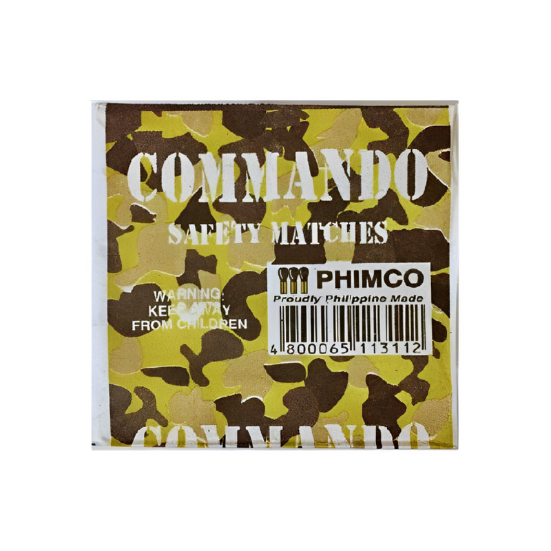 Commando Safety Matches 10 Boxes