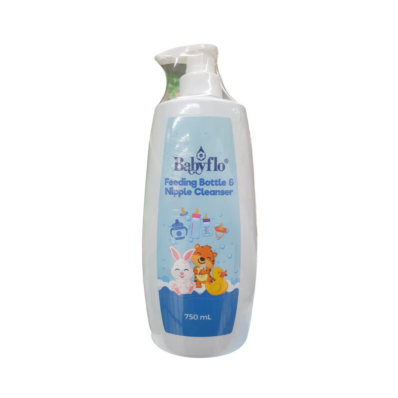 Babyflo Feeding Bottle And Nipple Cleanser Bottle 750ml