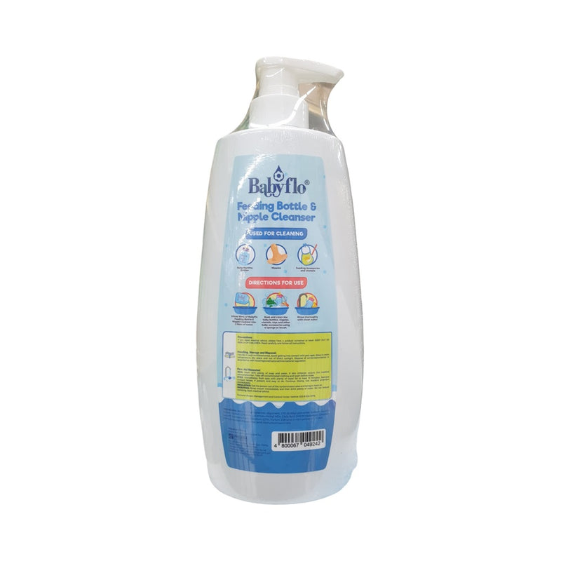 Babyflo Feeding Bottle And Nipple Cleanser Bottle 750ml