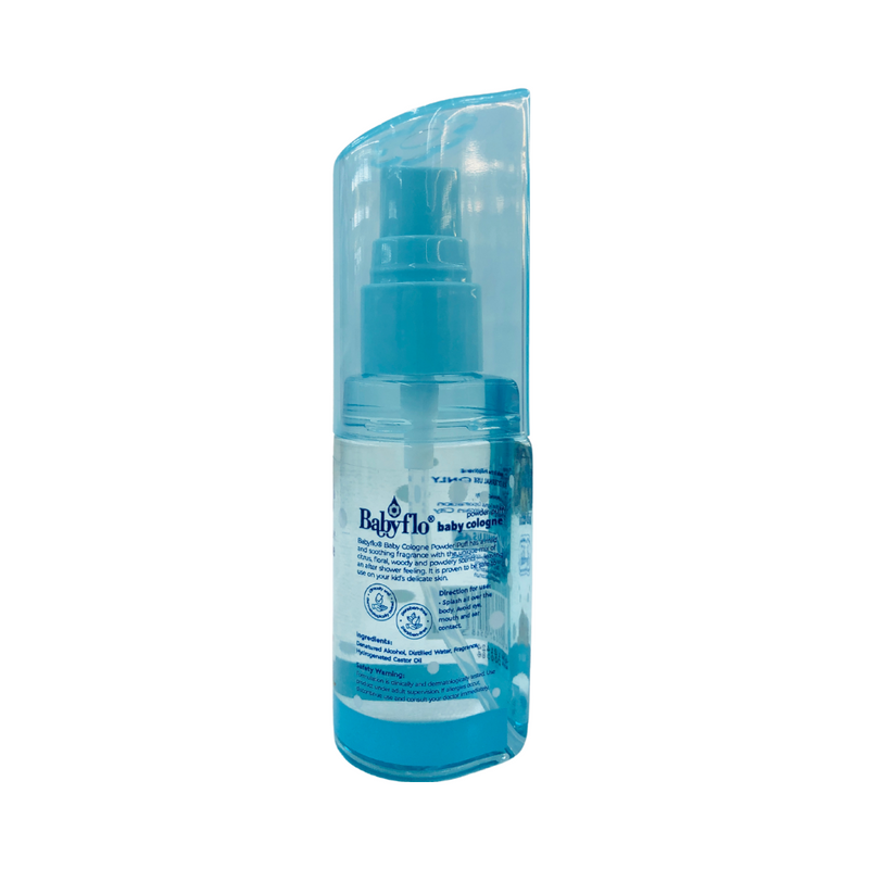 Babyflo Cologne With Sprayer Powder Puff 53ml