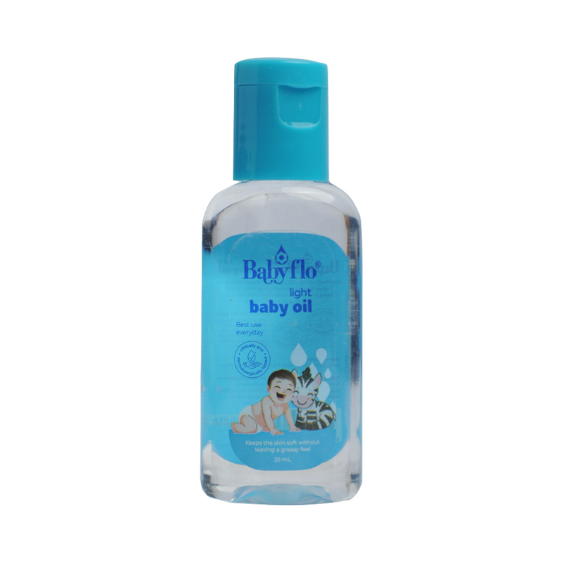 Babyflo Baby Oil Lightly Scented 25ml