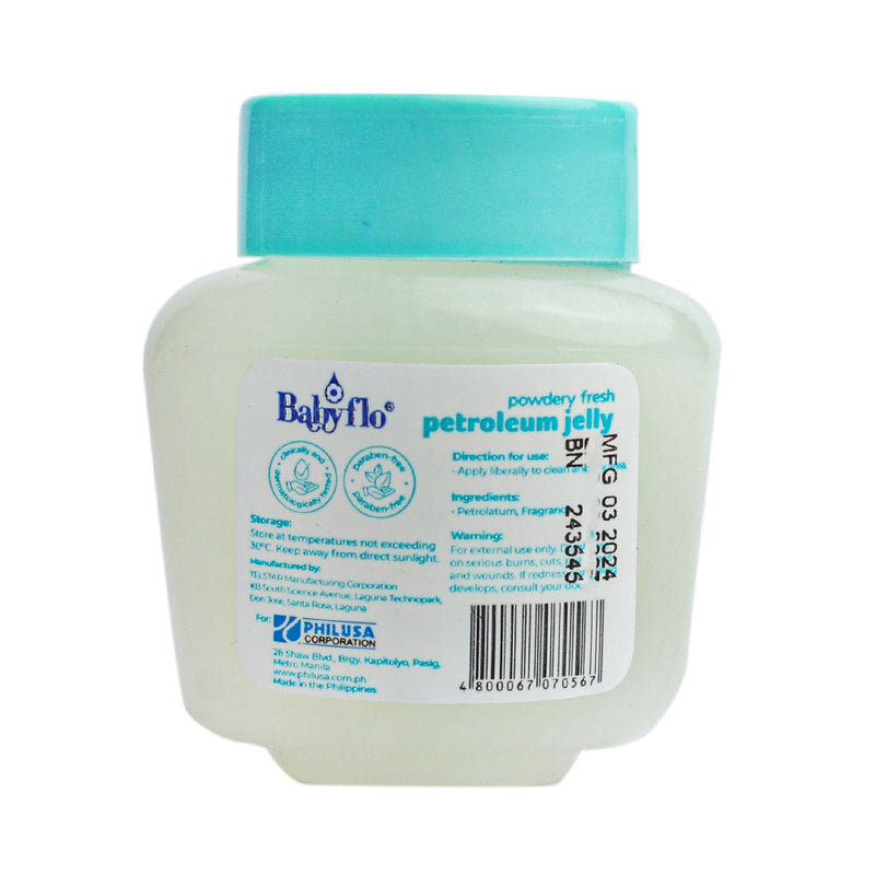 Babyflo Petroleum Jelly Powdery Fresh 25g