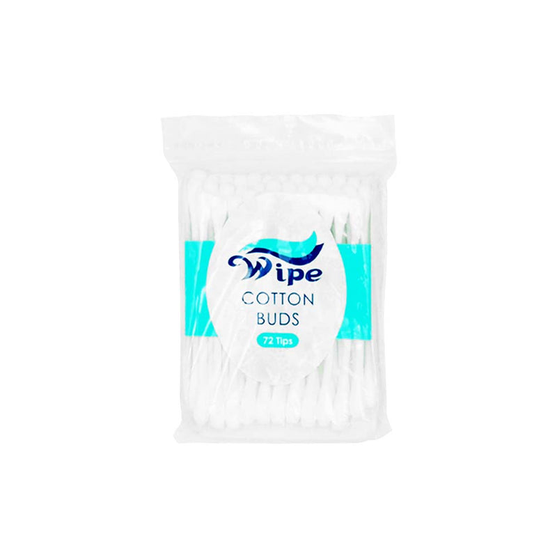 Wipe Cotton Buds Plastic 72 Tips