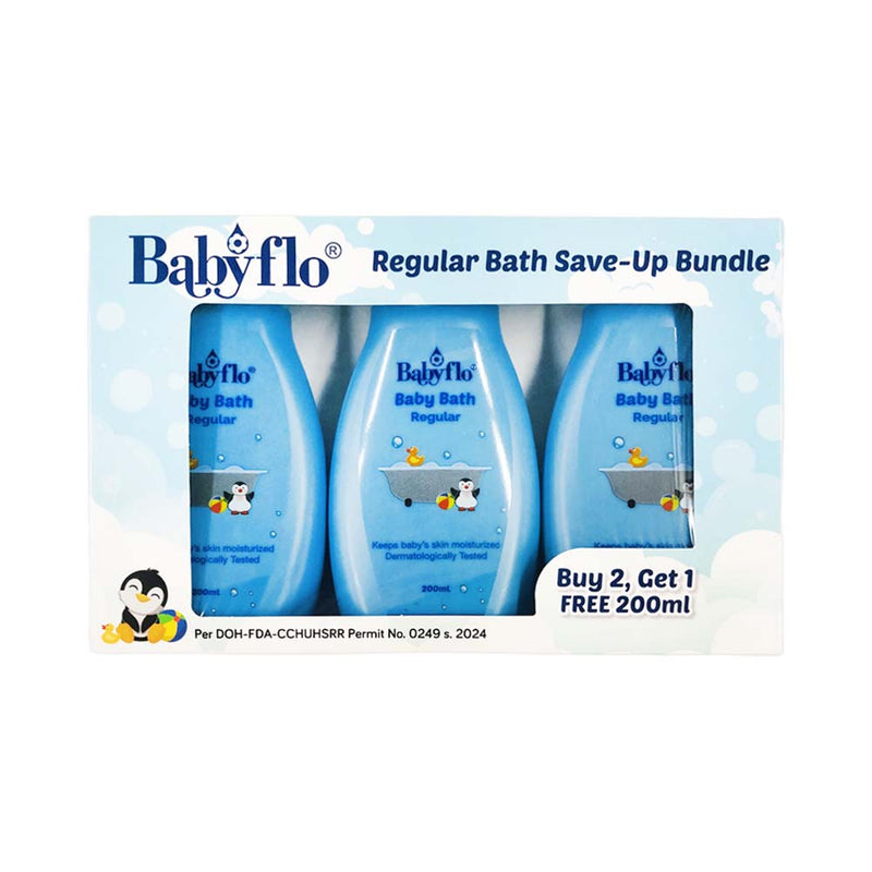 Babyflo Baby Bath Regular 200ml 2 + 1