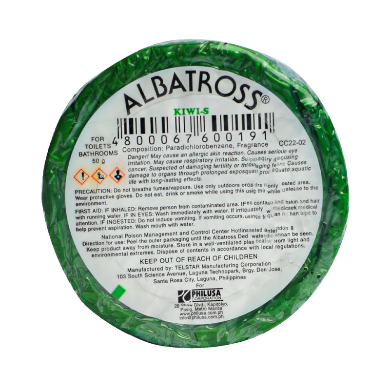 Albatross Deodorizer Round Refill Kiwi Candy 50g