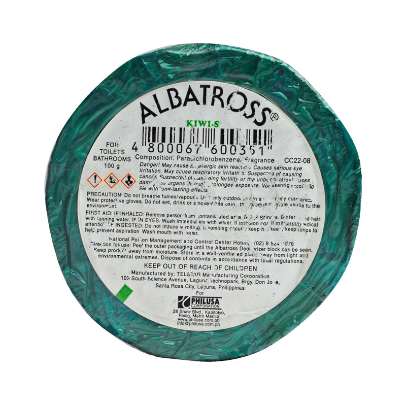 Albatross Deodorizer Round Refill Kiwi Candy 100g