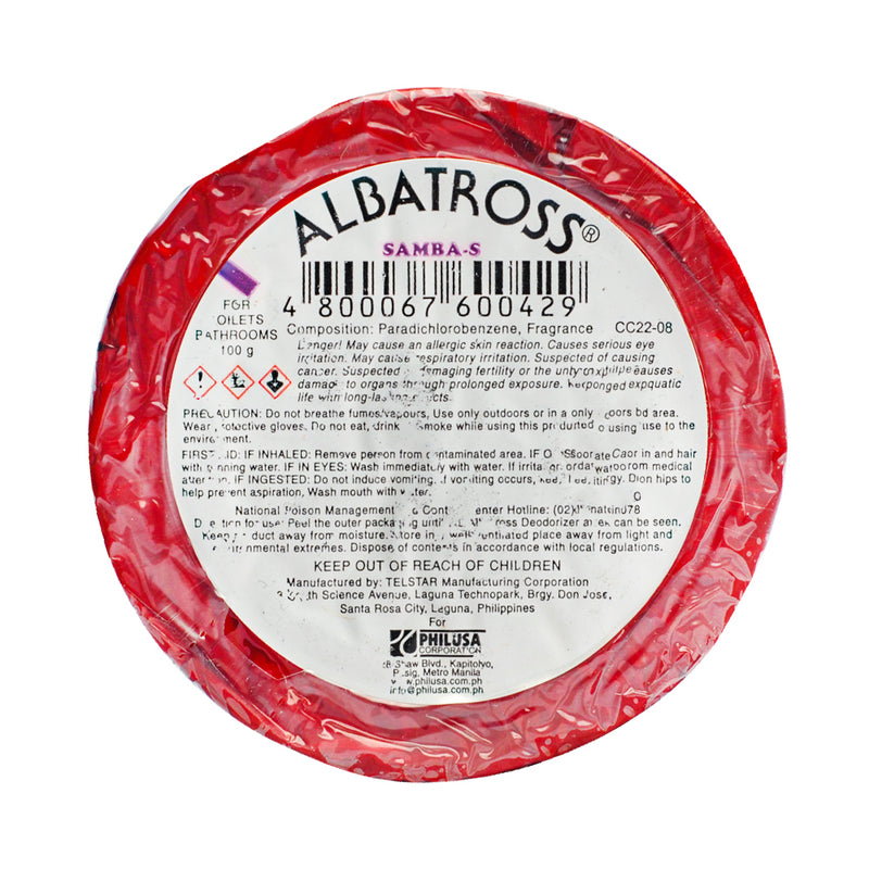 Albatross Deodorizer Round Refill Samba 100g