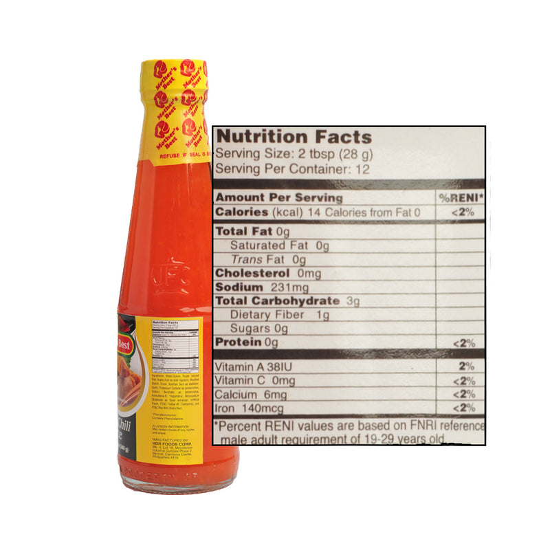 Mothers Best Sweet Chili Sauce 340g (12oz)