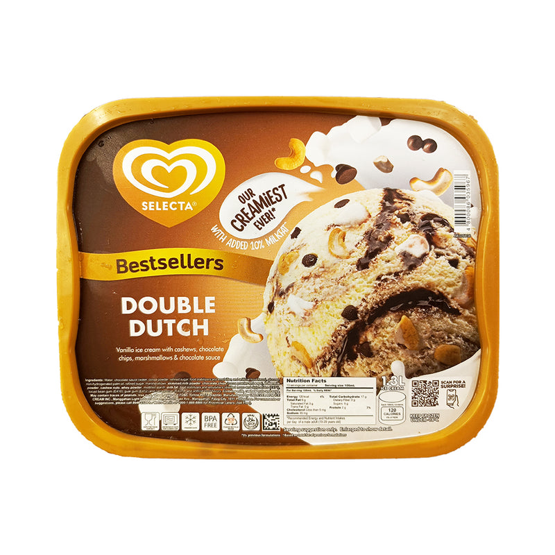 Selecta Supreme Ice Cream Double Dutch 1.3L