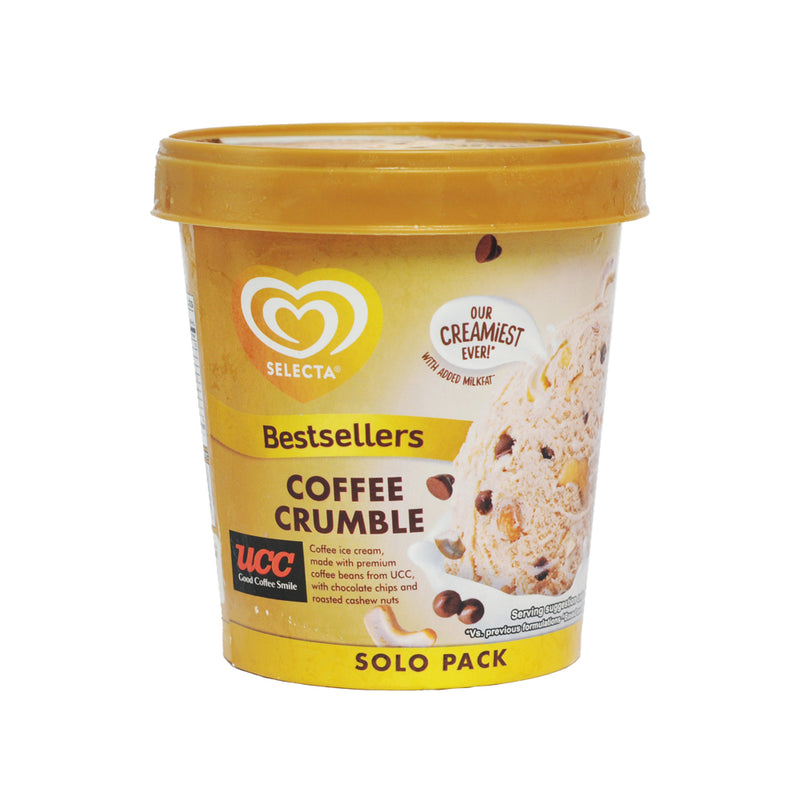 Selecta Solo Pack Ice Cream Coffee Crumble 450ml
