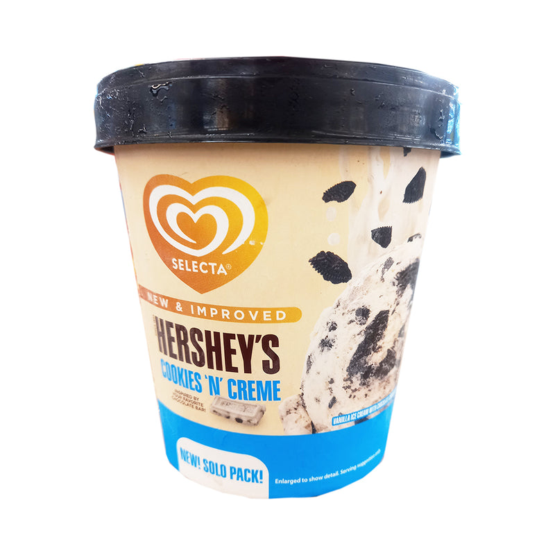 Selecta Ice Cream Hershey's Cookies And Creme 475ml