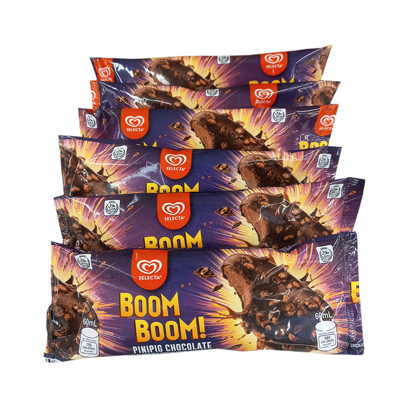 Selecta Boom Boom Pinipig Chocolate 60ml X 6's