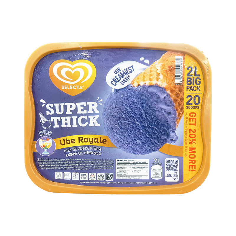 Selecta Super Thick Ube Royale Ice Cream 2L