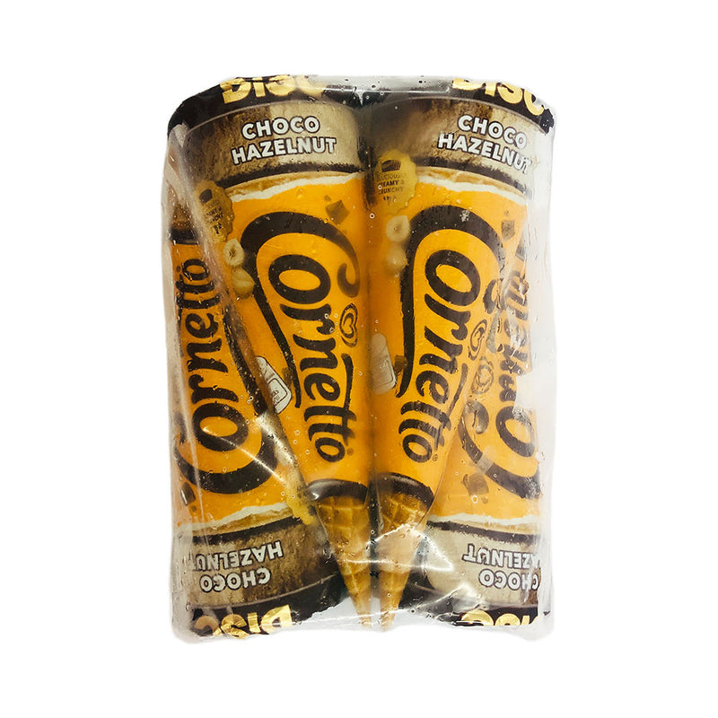 Selecta Cornetto Disc Choco Hazelnut Ice Cream Cone 115ml x 4’s